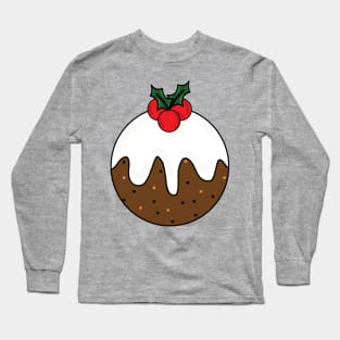 Jolly Christmas Pudding Long Sleeve T-Shirt